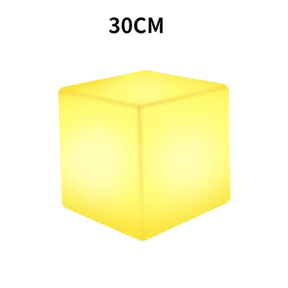 LED Light-emitting Cube Multicolored Remote Control Garden Landscape Decoration Lawn Lamp Activity Square Light-emitting Stool